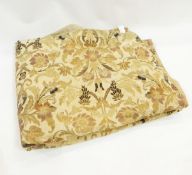 Large piece of early 20th century(?) machine-made crewelwork hanging,