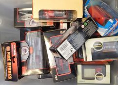 Quantity of diecast models of emergency vehicles including Oxford Commercials Eligor, etc.