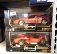 Corgi diecast model of Pickfords lorries together with four Burago scale models of cars to include