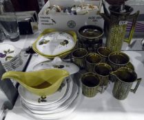 Portmeirion 'Cypher' by Susan Williams-Ellis coffee service,