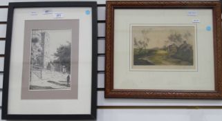 After Geo R W Phillis Etching 