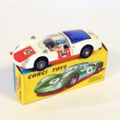 Corgi diecast model of Porsche Carrera 6, No.330, white and red livery, racing No.