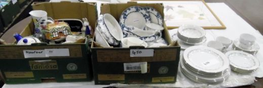 Barratt's ironstone tableware 'Delphatic White' part dinner service,