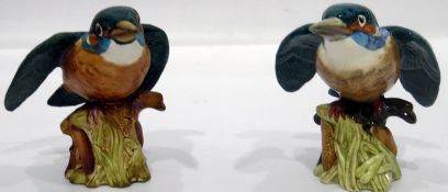 Two Beswick model kingfishers,