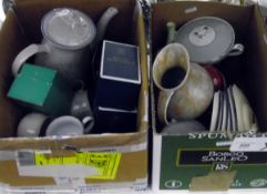 Four Royal Worcester boxed egg coddlers and assorted ceramics