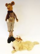 Assorted modern soft toys and dolls (1 box)