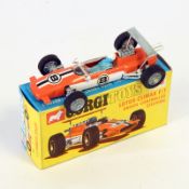 Corgi diecast model of Lotus-Climax F/1, driver controlled steering, No.