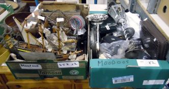 Quantity of assorted stainless steel flatware, souvenir spoons, a vintage evening bag,