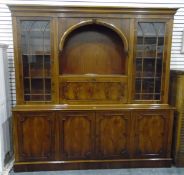 Modern reproduction lounge unit incorporating cocktail cabinet,