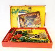 Quantity of boxed Meccano containing instructions for Outfit No.