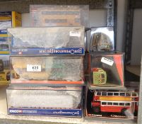 Quantity of Corgi, Original Omnibus Company and Bus Operators in Britain diecast models of buses,