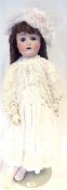 German bisque headed 'AB' doll, no.