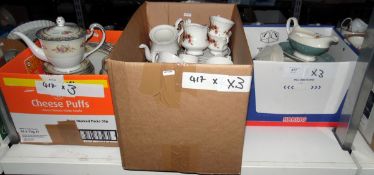 Royal Doulton 'Cascade' part dinner service including bowls, two serving dishes, dinner plates,