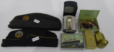 L&SWR Servance Orphanage enamel badge, a gentleman's Lotus wristwatch, a railway badge,