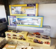 Corgi Classics heavy haulage IR Dunkerley MAN tractor unit, bogie and bridge beam load,