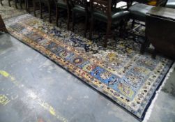 20th century silk wool Persian-style rug,