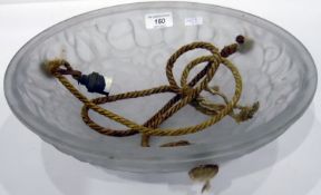 French glass ceiling light 'Primaflore Depose', No.