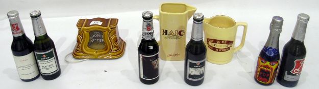 Breweriana including whisky jugs,