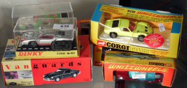Corgi 150 Surtees TS 9 F1 Racing car Whizzwheels, Corgi 342 Lamborghini P400 GT Miura Whizzwheels,