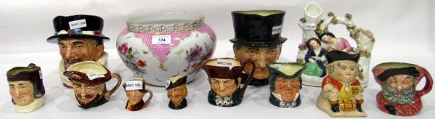 10 Royal Doulton character jugs,