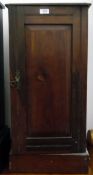 Early 20th century walnut pot cupboard