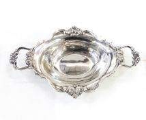 Pair of Edwardian silver bonbon dishes,