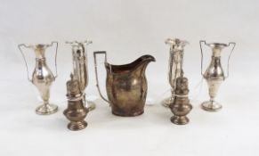 George III silver cream jug, maker's mark rubbed but probably by Thomas Wallis, London 1799,