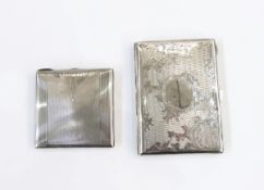 Silver compact by William Suckling Limited, Birmingham 1947,