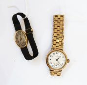 800 standard open faced pocket watch, the enamel dial inscribed 'Robert Reed',