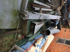 Two 16ft vertical bucket elevators. One 12ft horizontal chain slat elevator.Location: Leicester