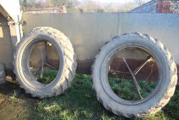 Dual Wheels 12.4/11-36, 3 star Pair of 3 star dual wheels, Location: Lincoln, Lincolnshire