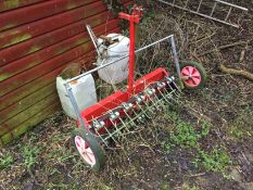 SCH grass scarifier. Serial Number: 002914. Location: Huntingdon, Cambridgeshire.