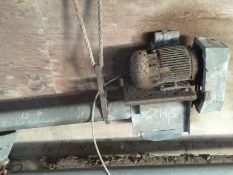 15ft 6in Grain Auger, single phase 2hp motor. Location: Driffield, East Yorkshire.