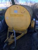 Bunded Diesel Bowser 2000L c/w hand pump Location: Wellingborough, Northamptonshire