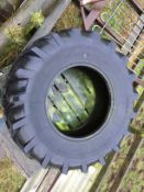 Two 18.4 x 26 JCB tyres. Tubeless. Location: Leicester, Leicestershire.