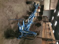 Lemken Euro 9 plough. 6 furrow, 100cm point to point, Location: Frolesworth, Leicestershire.