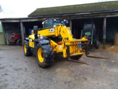 JCB 535-95 Loader (2011). Reg No.: FX11 ECF. Location: Driffield, East Riding of Yorkshire