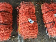 Qty electric rabbit and sheep netting