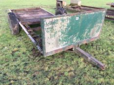 2 wheel flat car trailer