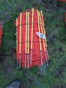 Qty electric rabbit and sheep netting