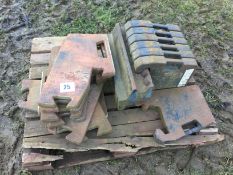 Quantity tractor weights