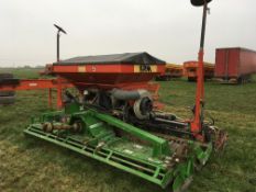 2004 Standen KRM 4m power harrow combination drill