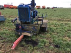 1992 6 cylinder diesel irrigation pump set (1712) Iveco engine, caprari pump,