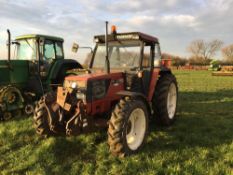 1996 Fiat 82-94 DT tractor. Reg No: N749 JNG. Serial No: 10020107.