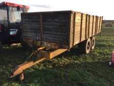 1973 Gull 12t tipping trailer
