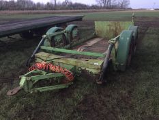 Twin axle low loader forklift trailer