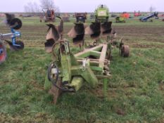 Dowdeswell DP8B 4 furrow reversible plough