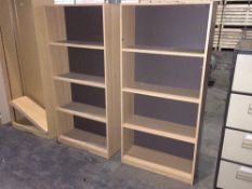 Pair shelving units