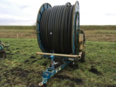 1990 Briggs 82mm x 400m irrigation reel (NO CONTROLLER UNIT)