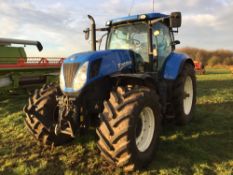 2013 New Holland T7.260 4wd tractor, 50k, powershift, Reg No: HX62 MYP.